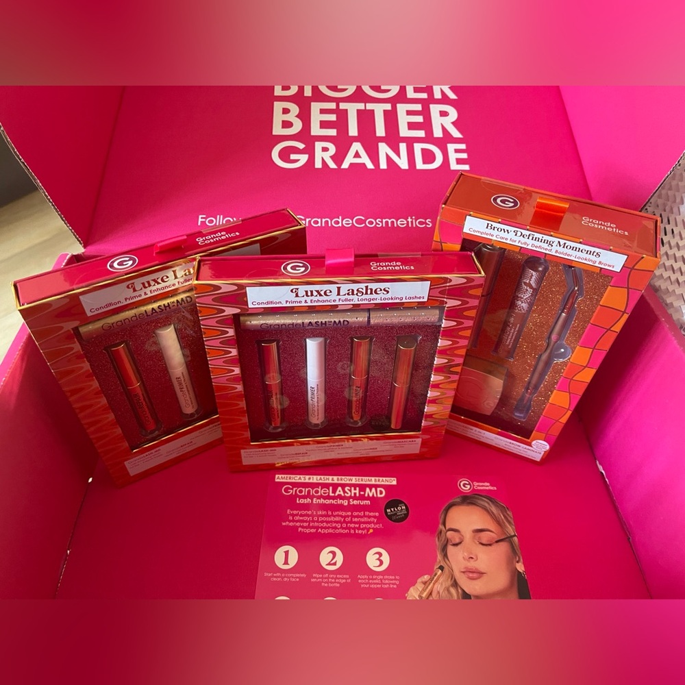 GrandeLASH (2) & Brow (1) Luxury Sets - NIB